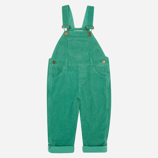 Emerald Chunky Cord Dungarees