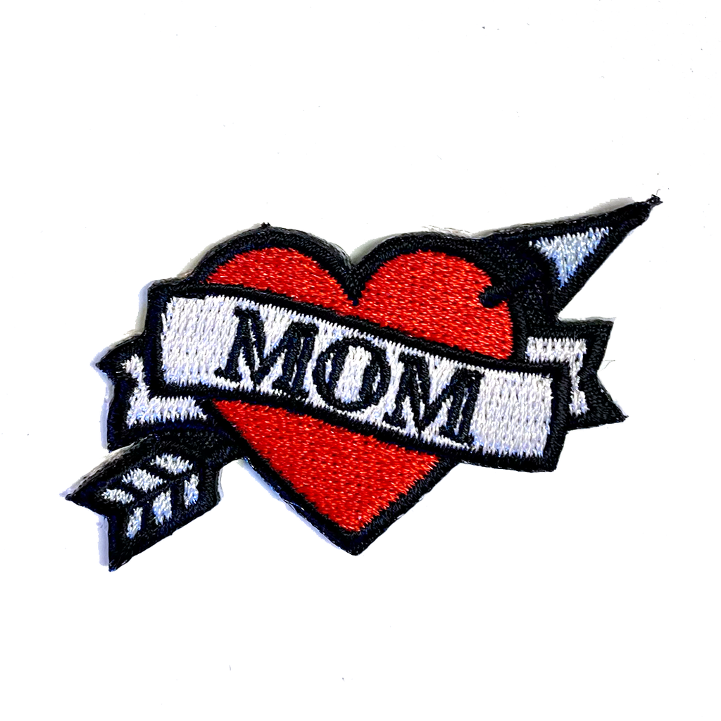 Mom Heart Tattoo Inspired Patch