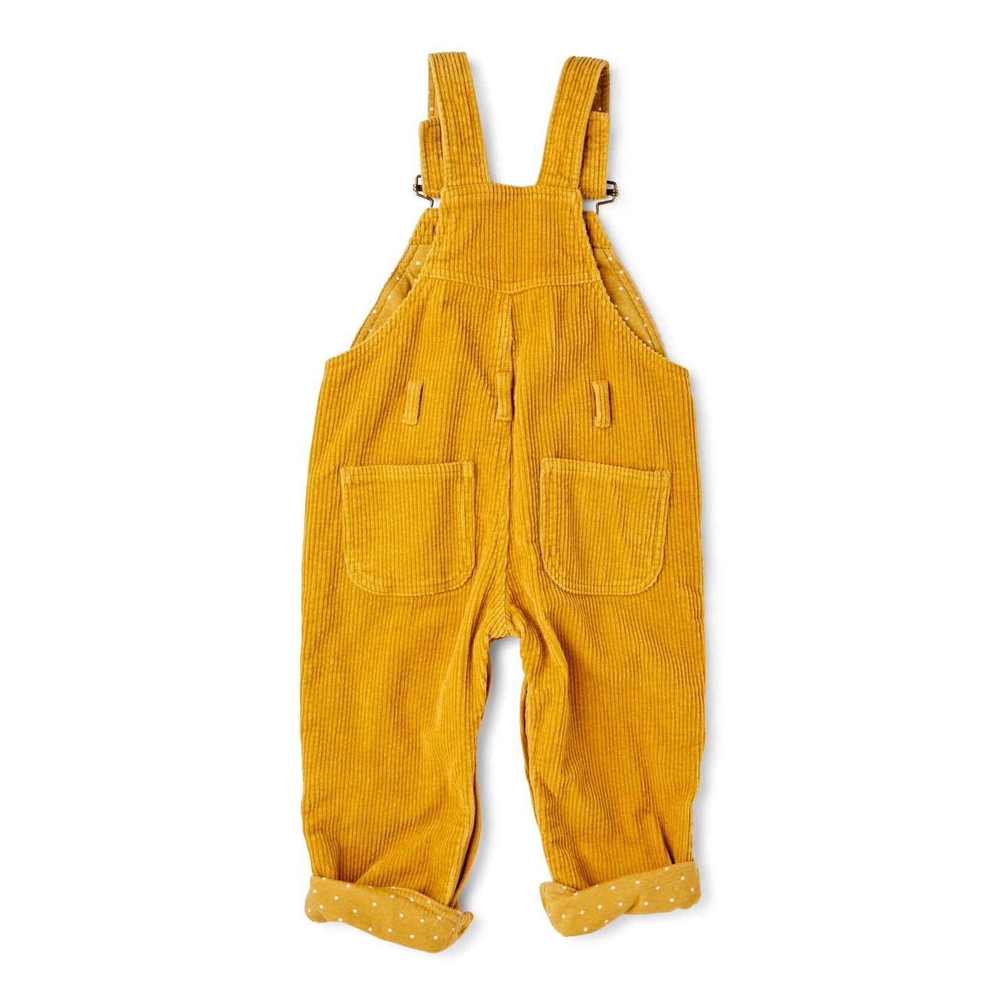 Ochre Chunky Cord Dungarees