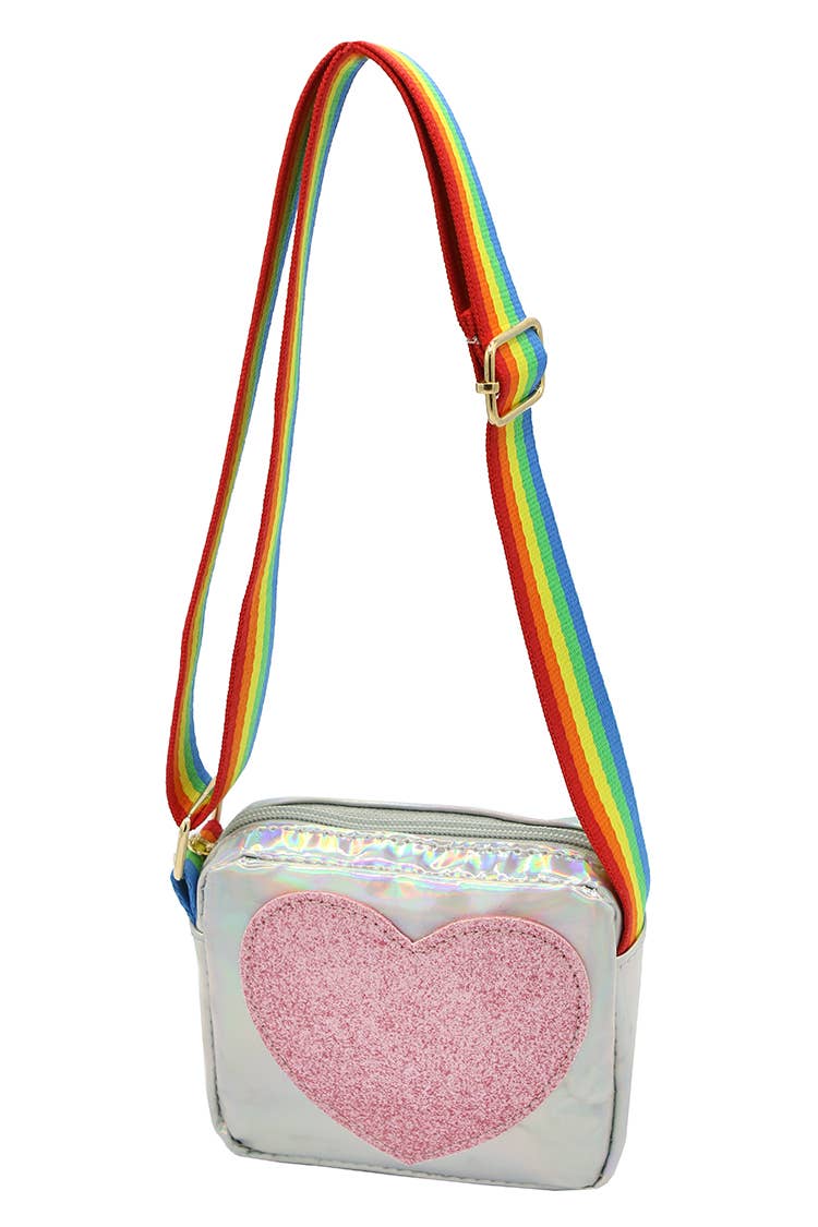 Heart Purse - Silver