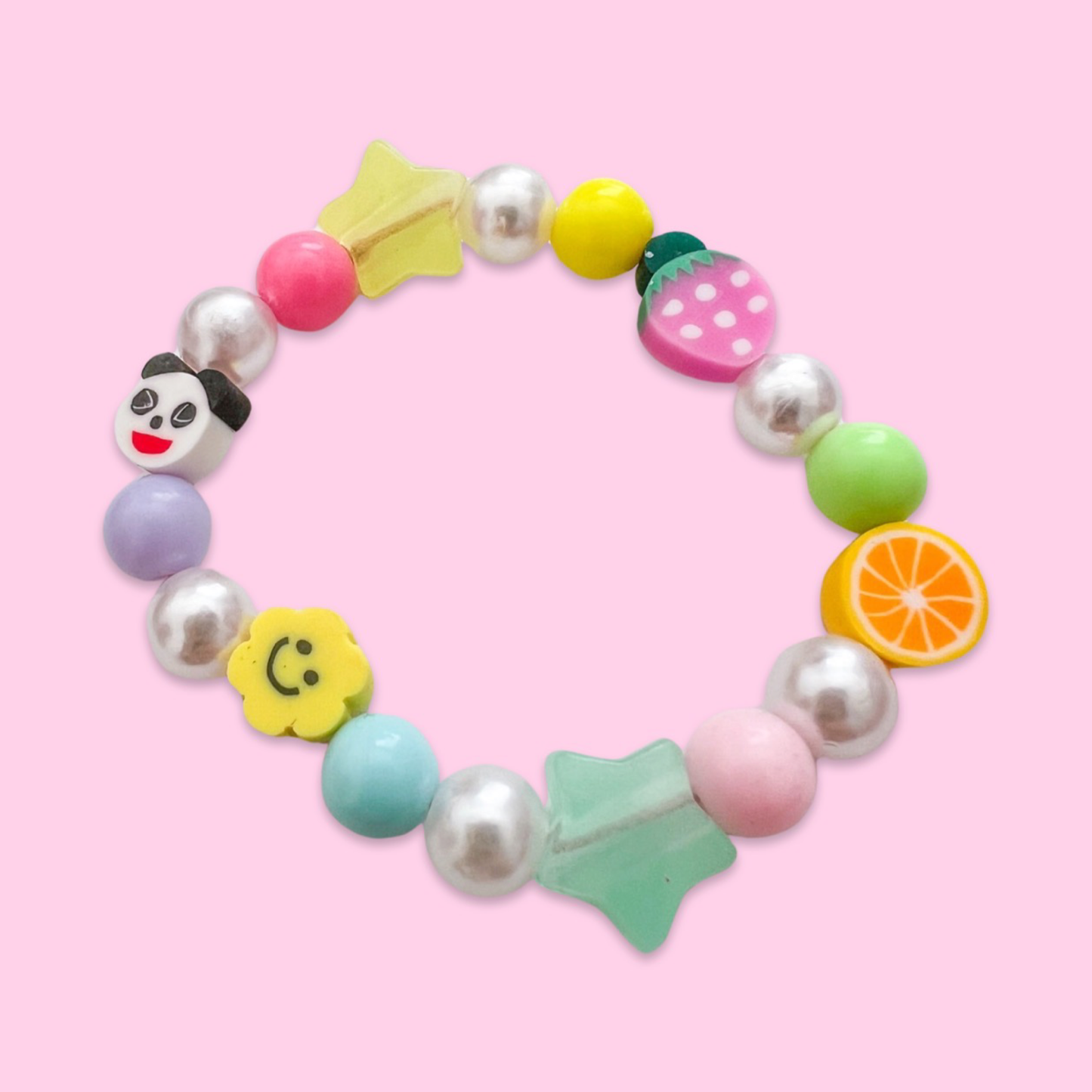 Mixed Candy Bead Bracelet