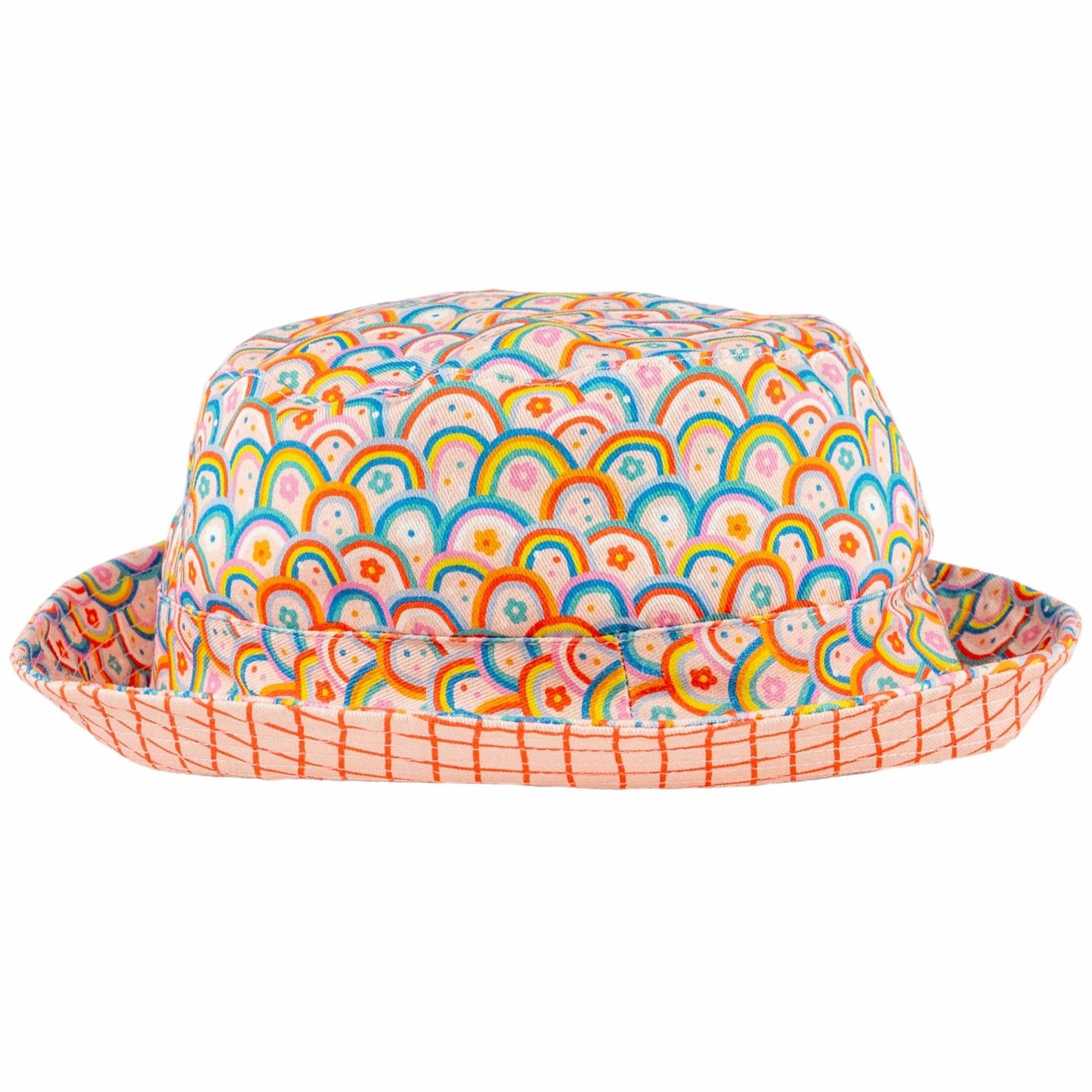 Reversible Bucket Hat Double Rainbow