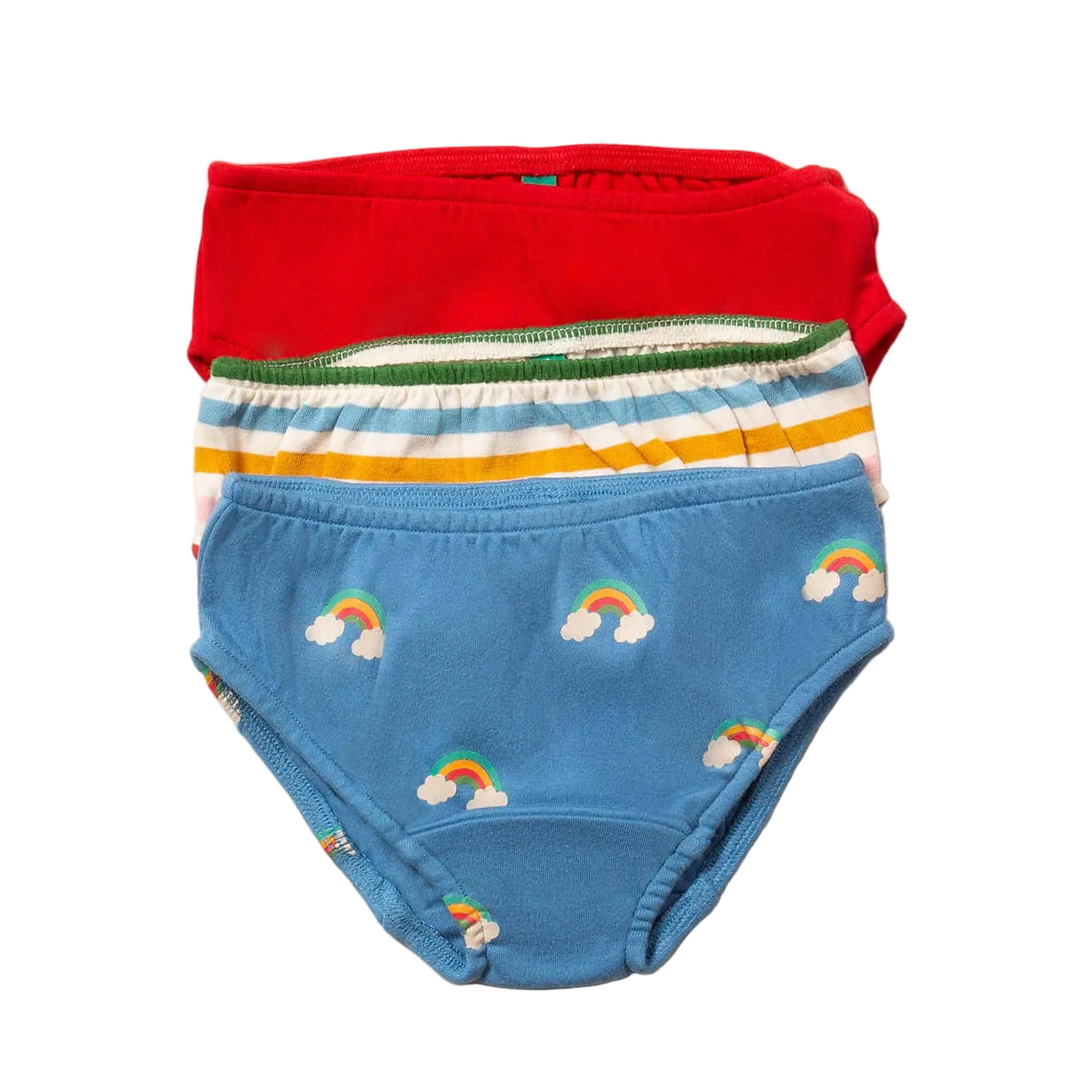 Blue Rainbows Organic Underwear - 3 Pack