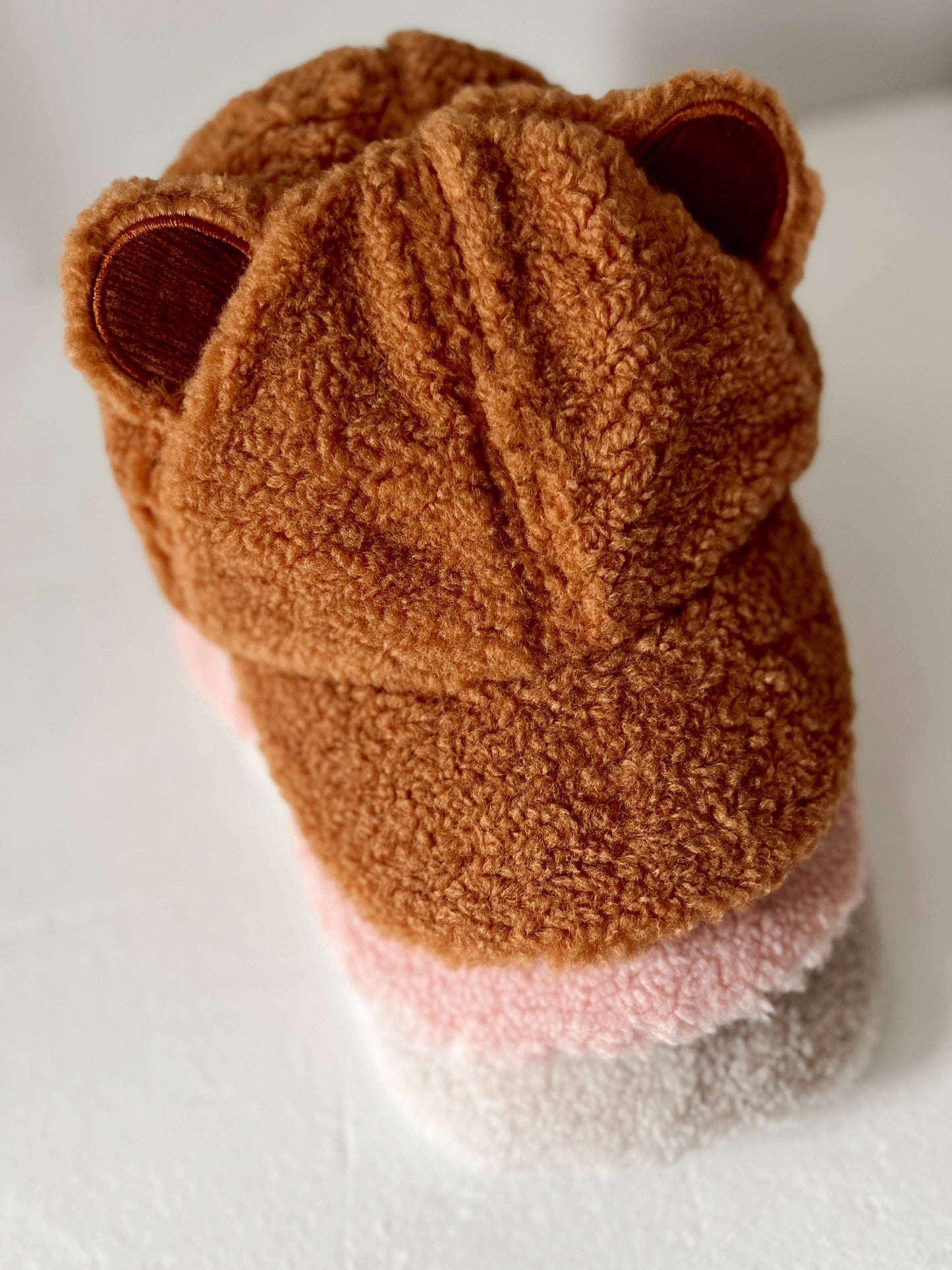 Sherpa Bear Hat, Natural