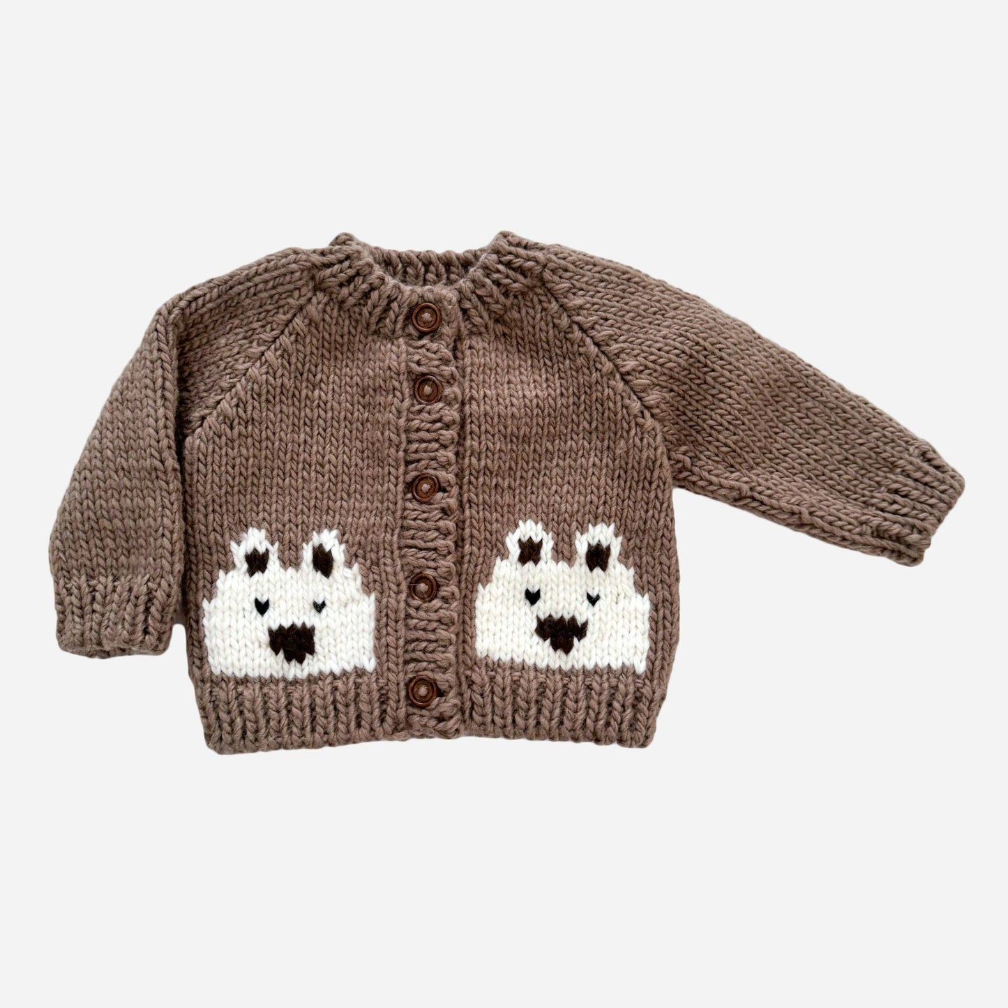Bear Cardigan - Fall Woodland