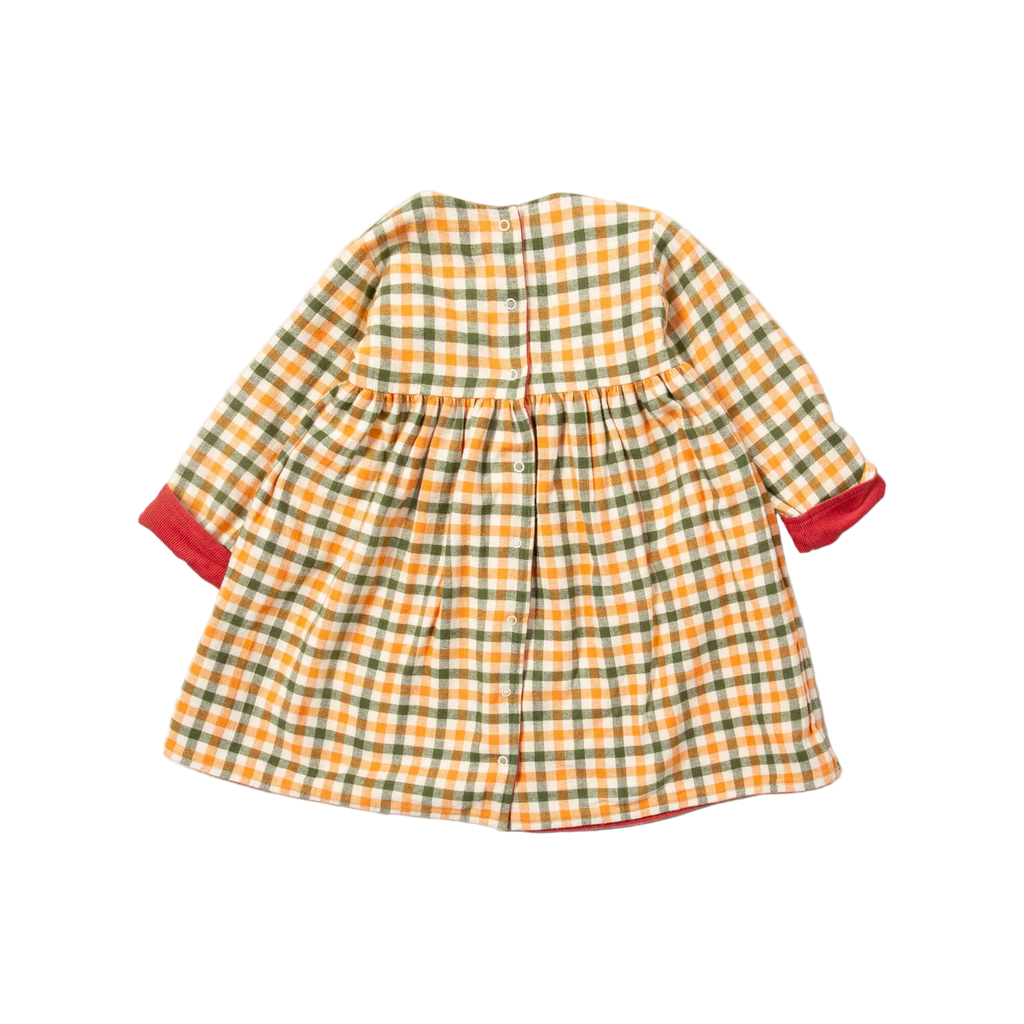 Holly Berry Reversible Corduroy Pocket Dress