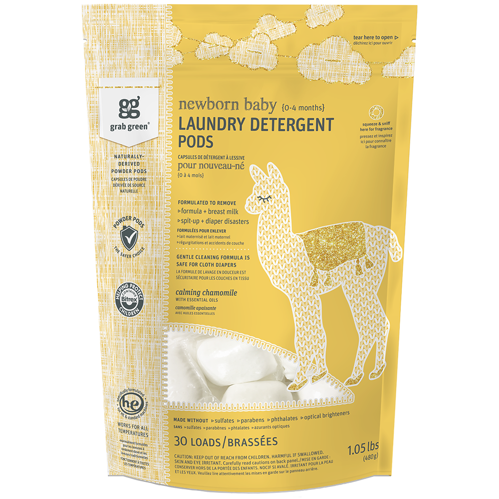 Baby Laundry Detergent Pods, Chamomile, 30 Loads