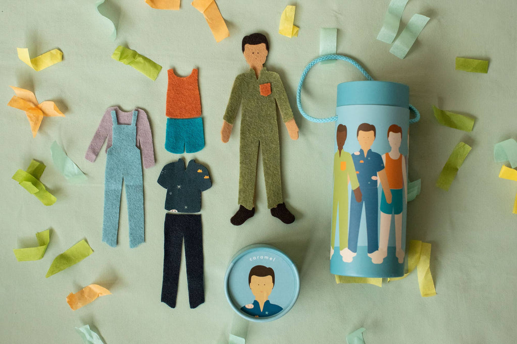 Felt Doll - Starter Boy in Honey