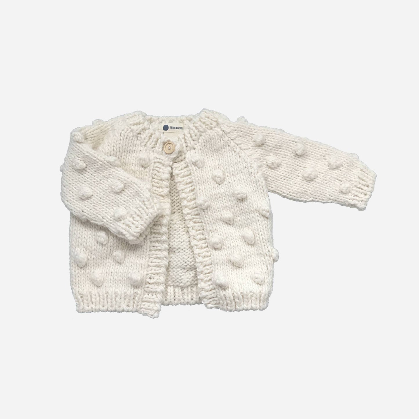 Popcorn Cardigan, Cream