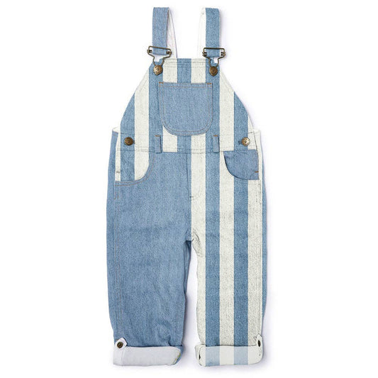 Patchwork Denim Dungarees