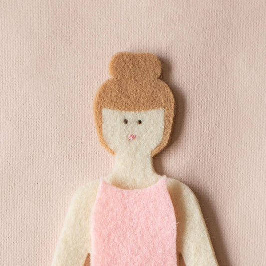 Felt Doll - Starter Girl in Honey