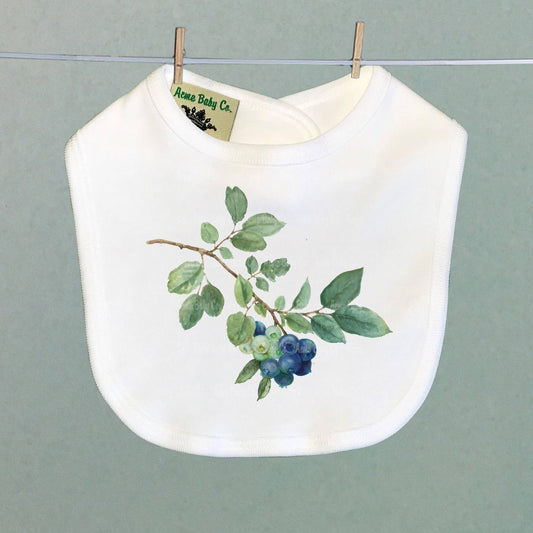 Blueberries Organic Baby Bib