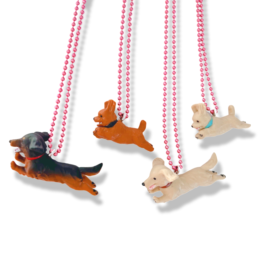 Running Dog Necklaces