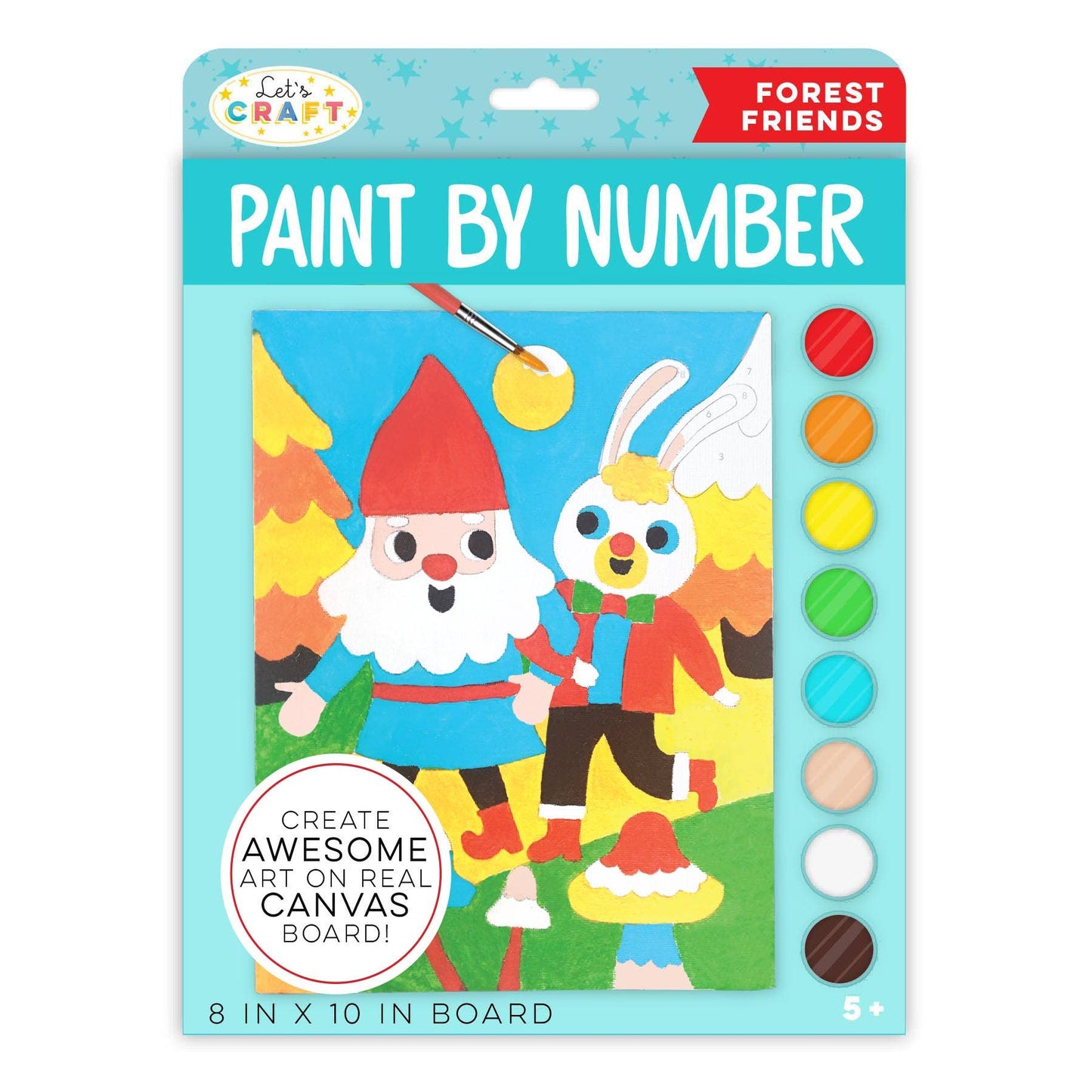 Paint by Numbers Forest Friends